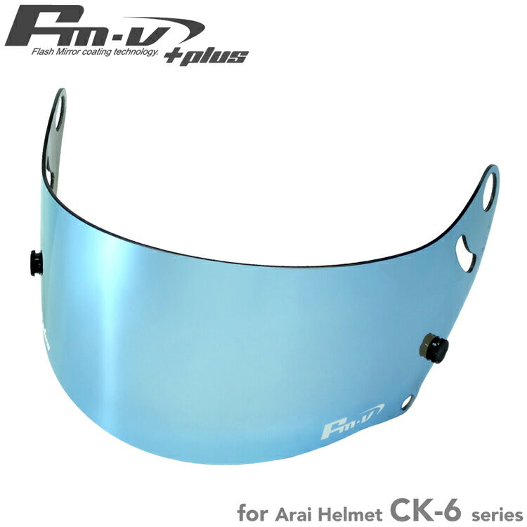 Fm-v Plus mirror coating visor ICE SILVER DARK SMOKE CK-6S