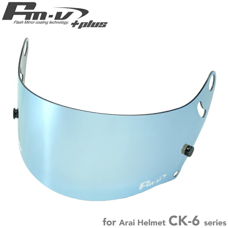 Fm-v Plus mirror coating visor ICE SILVER LIGHT SMOKE CK-6S