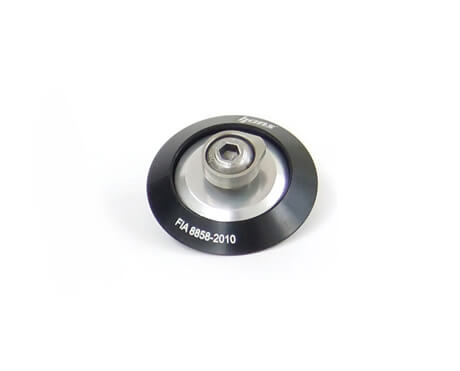 HANS社製 ヘルメット用 アンカークリップ ブラック FIA8858-2010 (新規格) + 専用レンチ付きセット HANS CLIP