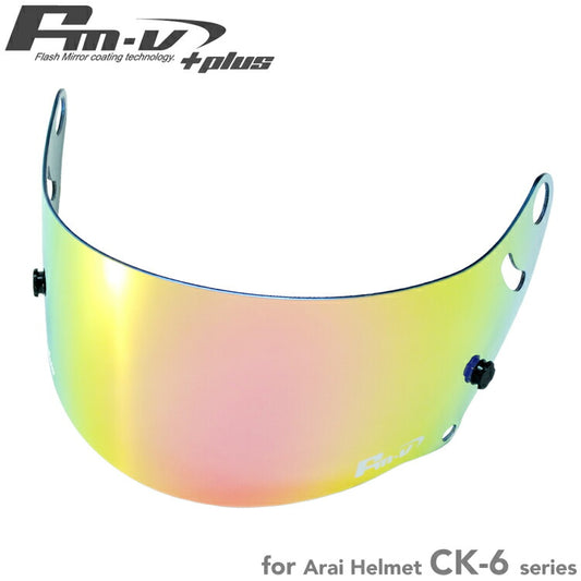 Fm-v Plus mirror coating visor PINK/GOLD LIGHT SMOKE CK-6S