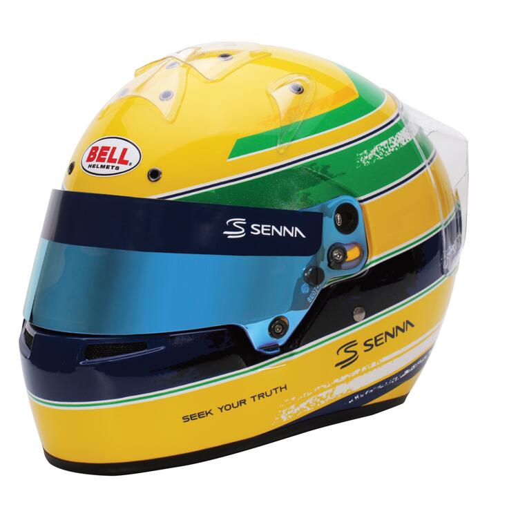 BELL RACING ヘルメット 58サイズ KC7 CMR AYRTON SENNA SNELL2016規格 レーシングカート・走行会用 (1311161X) MY2024
