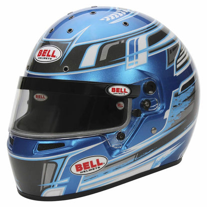 BELL RACING ヘルメット 58サイズ KC7-CMR CHAMPION ブルー×アンスラサイト SNELL-FIA CMR-2016 レーシングカート・走行会用 (131117X) MY2025
