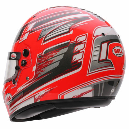 BELL RACING ヘルメット 57サイズ KC7-CMR CHAMPION レッド×アンスラサイト SNELL-FIA CMR-2016 レーシングカート・走行会用 (131118X) MY2025