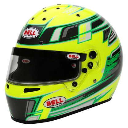 BELL RACING ヘルメット 56サイズ KC7-CMR CHAMPION イエロー×アンスラサイト SNELL-FIA CMR-2016 レーシングカート・走行会用 (131120X) MY2025