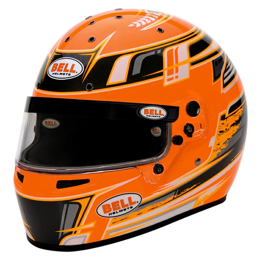 BELL RACING ヘルメット 59サイズ KC7-CMR CHAMPION オレンジ×アンスラサイト SNELL-FIA CMR-2016 レーシングカート・走行会用 (131119X) MY2025