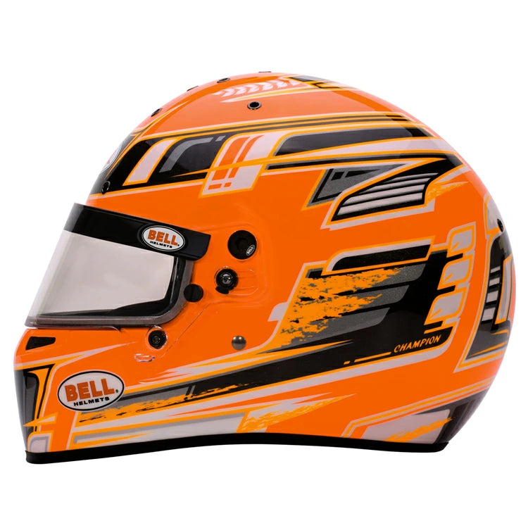 BELL RACING ヘルメット 59サイズ KC7-CMR CHAMPION オレンジ×アンスラサイト SNELL-FIA CMR-2016 レーシングカート・走行会用 (131119X) MY2025