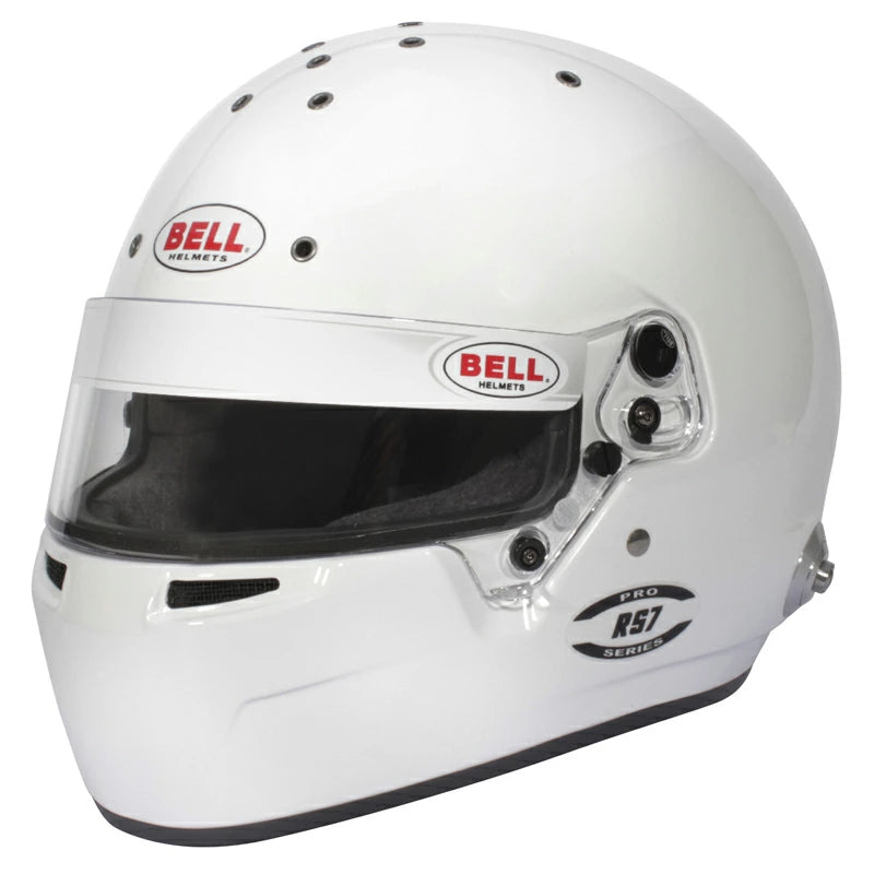 BELL RACING RS7 PRO sizu  グロスホワイト HANSクリップ装備 FIA8859-2024 SNELL SA2020 コンポジット ヘルメット (1310BXX)